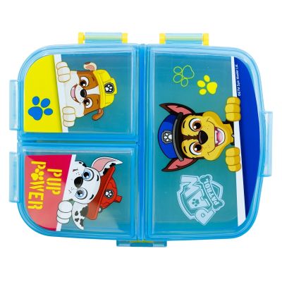 XL ПРАВОЪГЪЛНА КУТИЯ ЗА САНДВИЧ С МНОГО ОТДЕЛЕНИЯ PAW PATROL PUP POWER