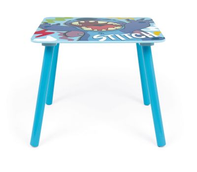 КОМПЛЕКТ ДЪРВЕНА МАСА Lilo & Stitch (50X50X44CM) И 2 СТОЛОВА (26,5X26,5X50CM)