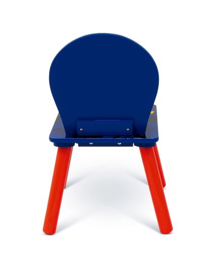 КОМПЛЕКТ ДЪРВЕНА МАСА SPIDER MAN  (50X50X44CM) И 2 СТОЛОВА (26,5X26,5X50CM)