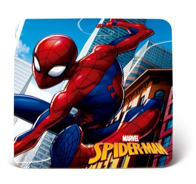 КОМПЛЕКТ ДЪРВЕНА МАСА SPIDER MAN  (50X50X44CM) И 2 СТОЛОВА (26,5X26,5X50CM)