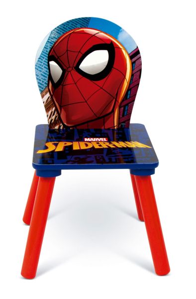КОМПЛЕКТ ДЪРВЕНА МАСА SPIDER MAN  (50X50X44CM) И 2 СТОЛОВА (26,5X26,5X50CM)