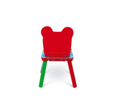 КОМПЛЕКТ ДЪРВЕНА МАСА MICKEY MOUSE (50X50X44CM) И 2 СТОЛОВА (26,5X26,5X50CM)