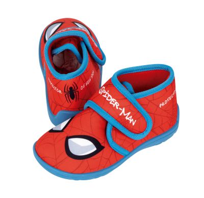 SPIDER MAN ЗАТВОРЕНИ ДОМАШНИ ПАНТОФКИ С ГУМЕНА ПОДМЕТКА