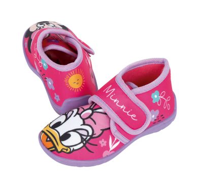 MINNIE & DAISY ЗАТВОРЕНИ ДОМАШНИ ПАНТОФКИ С ГУМЕНА ПОДМЕТКА