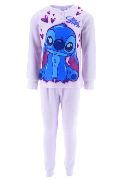 Зимна поларена пижама Disney Lilo and Stitch за момиче