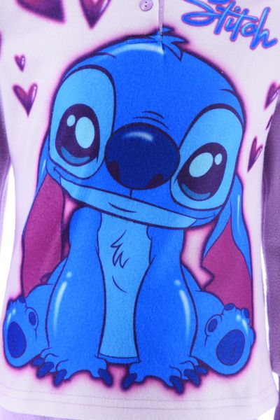 Зимна поларена пижама Disney Lilo and Stitch за момиче