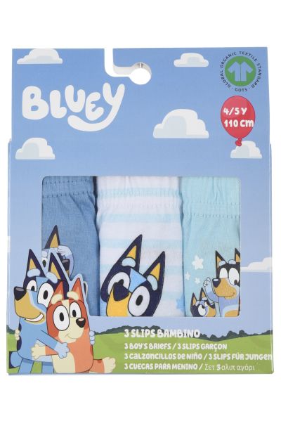 Комплект детски слип 3 бр за момче Disney Bluey