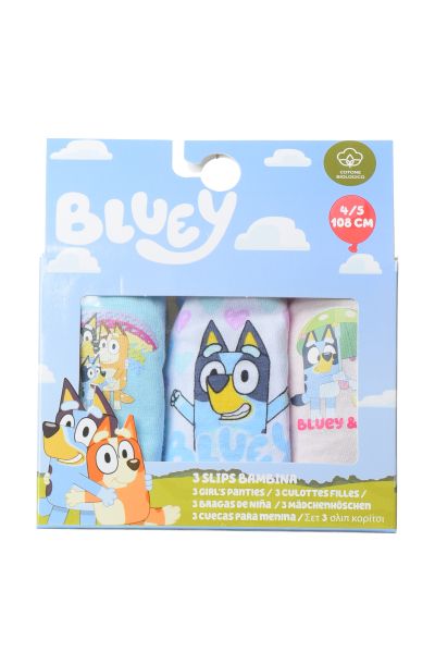 Комплект детски слип 3 бр за момиче Disney Bluey