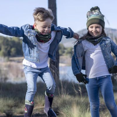 Jurassic World  комплект шапка, шал, ръкавици