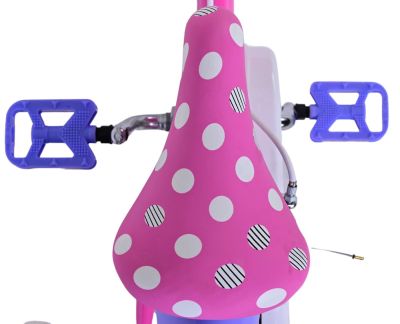 Детски велосипед Disney, Minnie Mouse, За Момичета - 14 инча - Розов - Две ръчни спирачки