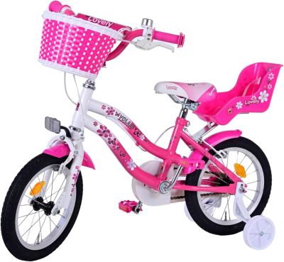 Детски велосипед Volare за Момичета - 14 инча с две ръчни спирачки