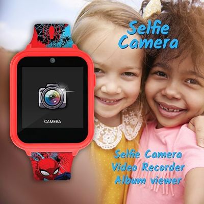 Детски цифров часовник Spiderman унисекс с камера и силиконова каишка