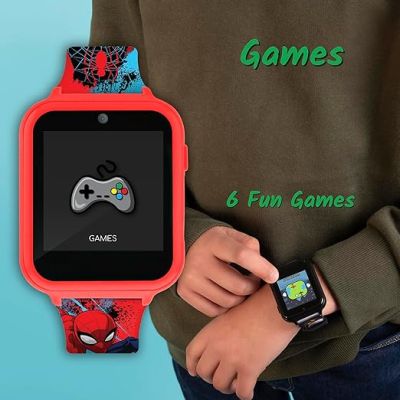 Детски цифров часовник Spiderman унисекс с камера и силиконова каишка