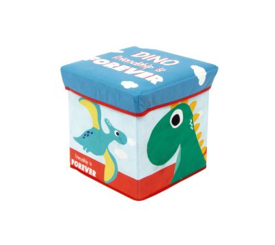 СГЪВАЕМА ТЕКСТИЛНА СЕДАЛКА ЗА СЪХРАНЕНИЕ DINO 30X30X30СМ