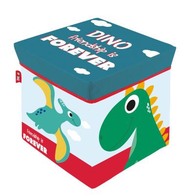 СГЪВАЕМА ТЕКСТИЛНА СЕДАЛКА ЗА СЪХРАНЕНИЕ DINO 30X30X30СМ