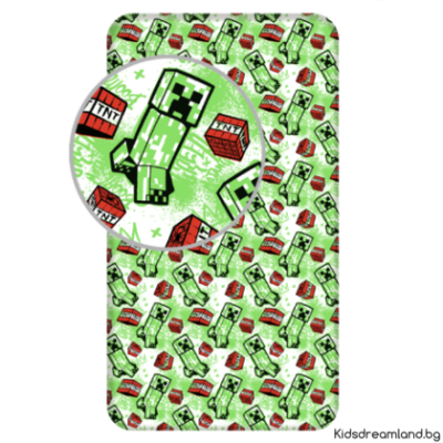 Спално бельо Licensed 140x200+60x80 - Minecraft