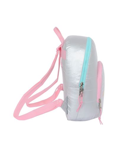 Ученическа раница, Benetton, Silver 30 см, сребристо сива