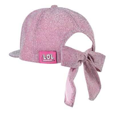Шапка с козирка LOL, розова