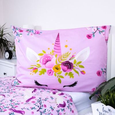 Спално бельо Licensed 140x200+70x90 -Unicorn Flower