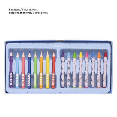 Рисувателен Комплект в куфарче на 3 нива/ Lilo & Stitch