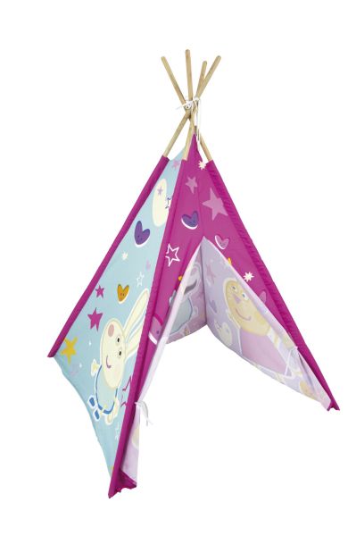 ПАЛАТКА ЗА ИГРА - ТИП 120Х120Х160СМ. -  ПРАСЕТО ПЕПА