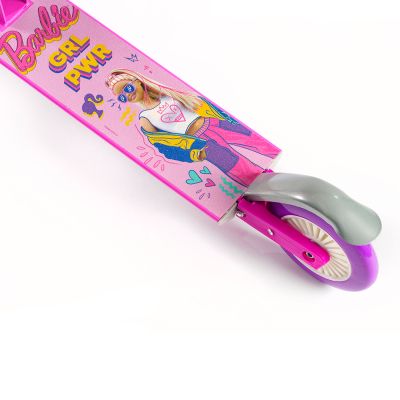 ODS, Scooter Тротинетка, Barbie, С регулируема височина 80 см, Задно колело със спирачка, розово, бяло