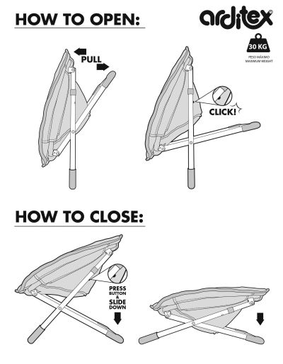 Кресло тип Лодка / сгъваемо Stitch