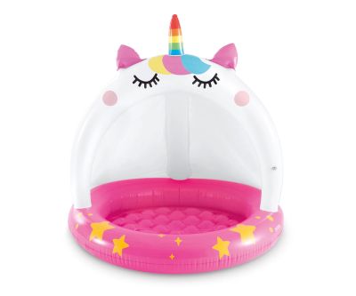 Детски надуваем басейн със сенник INTEX Unicorn