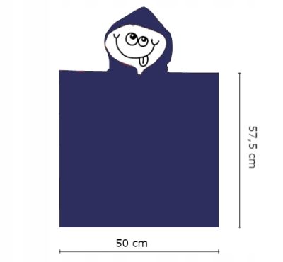 Пончо/ Хавлия, Lilo & Stitch, Памук Тери, 50/115 см