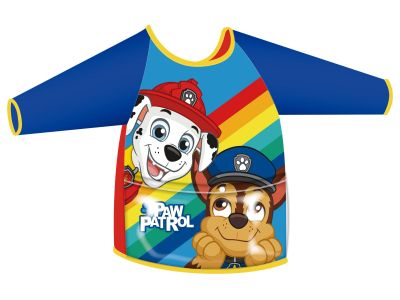 Престилка за рисуване с ръкави и джоб Paw Patrol