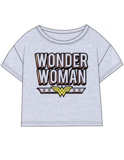 Тениска за момиче Wonder Women - Кроп Топ