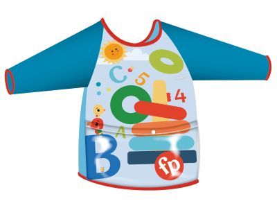 Престилка за рисуване с ръкави и джоб Fisher-Price