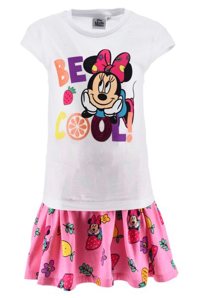 Комплект от 2 части Minnie Mouse – Пола и Тениска, 100% Памук