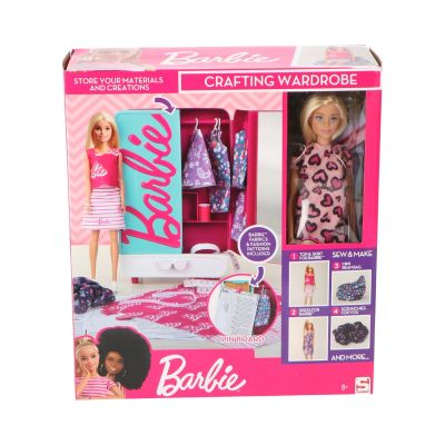 Mattel Barbie Crafting Гардероб с кукла – Креативен комплект за шиене и мода