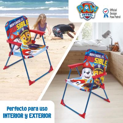 Сгъваем стол с подлакътници, Paw Patrol, (38 x 32 x 53 см)