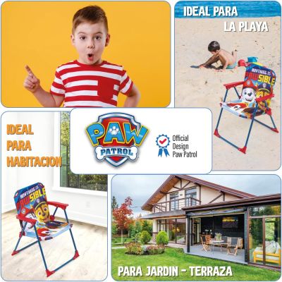 Сгъваем стол с подлакътници, Paw Patrol, (38 x 32 x 53 см)