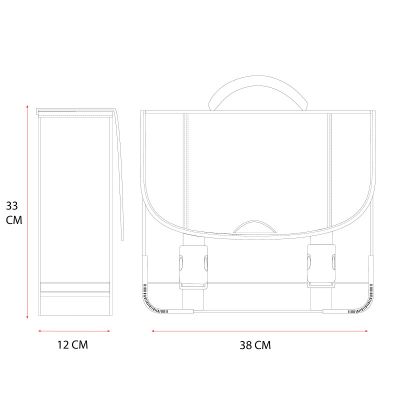 Ученическа чанта, Monster High, 38 см