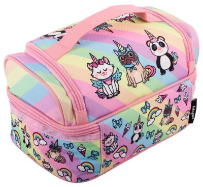 Многокомпонентна Детска Чанта за Обяд Fringoo с еднорози