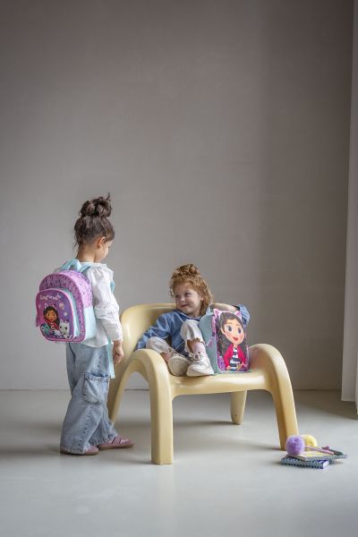 Раница, Gabby's Dollhouse, Лилав, 32см