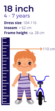 Детски велосипед Paw Patrol – 14 инча – за момчета – червен