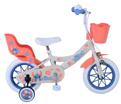 Детски велосипед Disney Stitch за Момичета - 12 инча с  ръчнa спирачкa