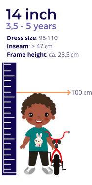 Детски велосипед Volare Sportivo 12″ с две ръчни спирачки, черно-зелен