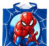 Пончо за баня - Marvel - Spiderman- 100% микрофибър - 100 x 50 cm