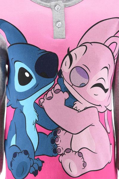 Детска пижама с дълъг ръкав Lilo & Stitch | Официален продукт Disney + подаръчна кутия