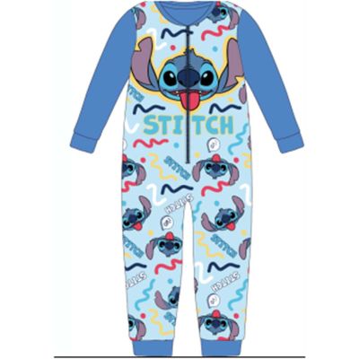 Детска пижама с гащеризон Stitch | Disney | 100% полиестер флийс