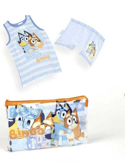  Детско бельо Bluey – комплект с тоалетен несесер