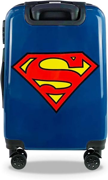 Детски куфар-количка, Superman, Лицензиран ръчен багаж от DC Comics 