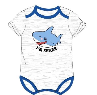 Бебешко Боди за момче - I'm Shark