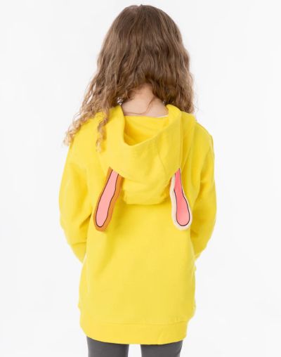 Детски Суичър Paw Patrol– Жълт с Качулка, 100% Памук - Unisex