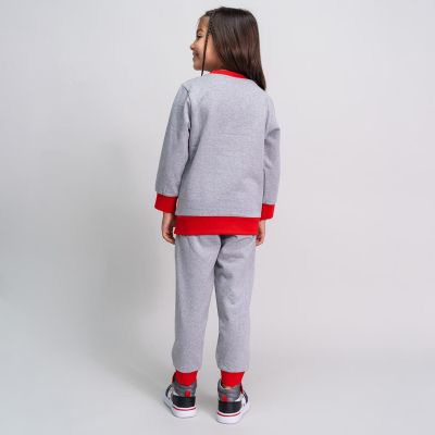 Анцуг от четкан памук с принт на Мини Маус